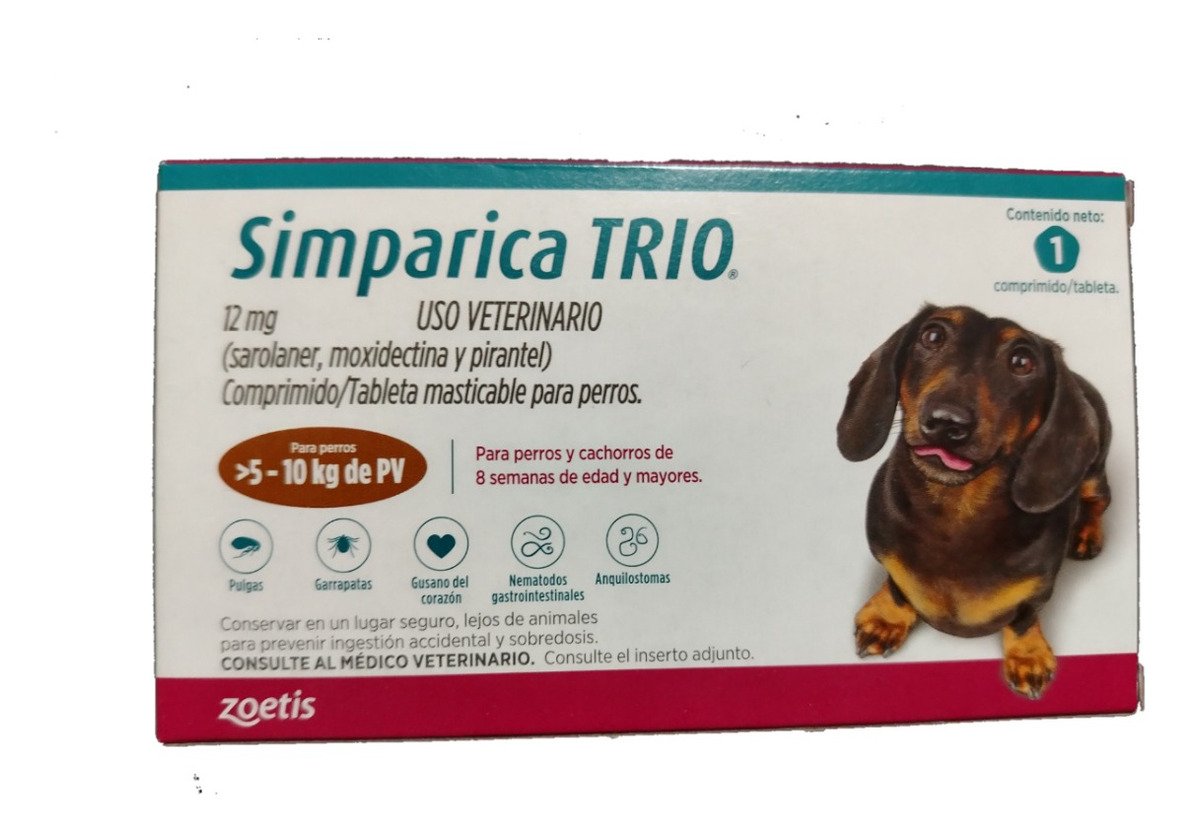 Masticable perros Simp Trio Caramel 1 Tab 5-10kg