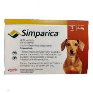 Masticable perros Simp 20mg cafe 1 Tab 5-10kg