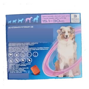 Masticable Spectra morado perros 15.1-30 kg, 3 tabletas