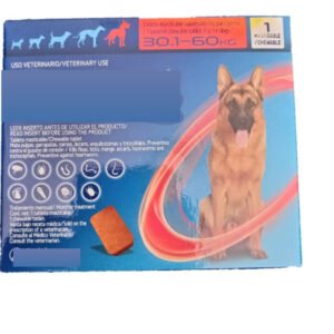 Masticable Spectra Rojo perros 30.1-60 kg, 1 tableta