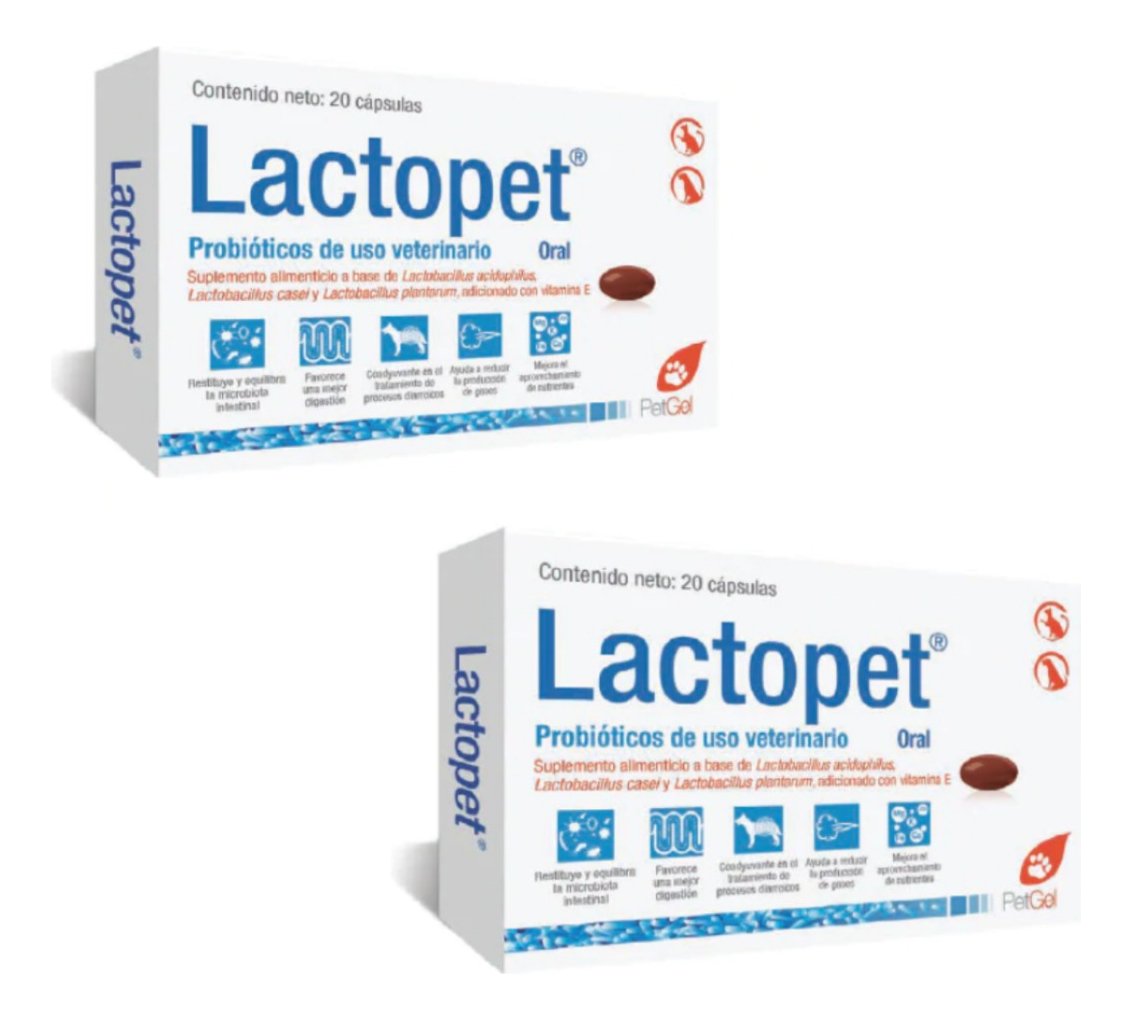 Lactopet, 2 piezas con 30 capsulas