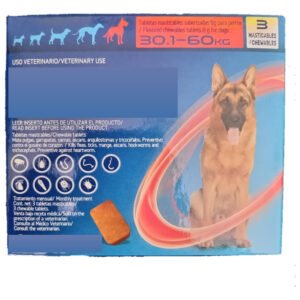 Masticable Spectra Rojo perros 30.1-60 kg, 3 tableta