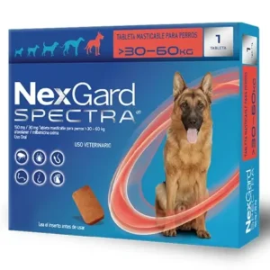 NEXGARD SPECTRA XL ROJO / 30-60 KG / 1 Tableta