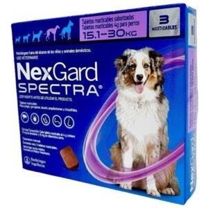 NEXGARD SPECTRA L / 3tabletas MORADO / 15-30 KG