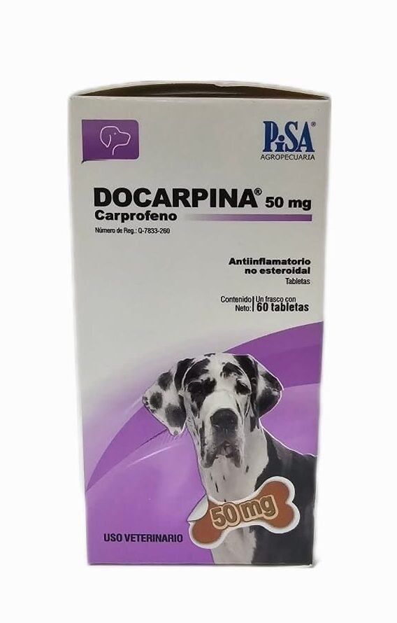 Docarpina 50mg, tipo Rimadyl 60 tab