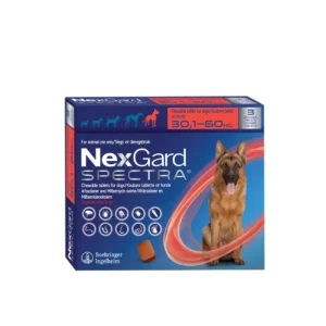"NEXGARD SPECTRA XL / 3tabletas ROJO / 30-60 KG"