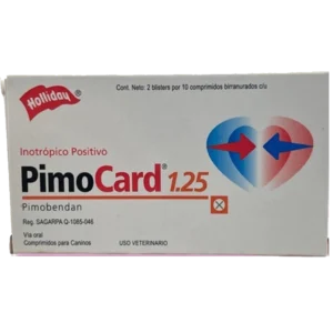 Pimocard 1.25, con 20 tab c/u