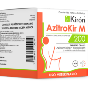 Azitrokir M 200  6 Tabletas