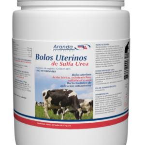 Bolos Uterinos de Sulfa Urea 25 Bolos