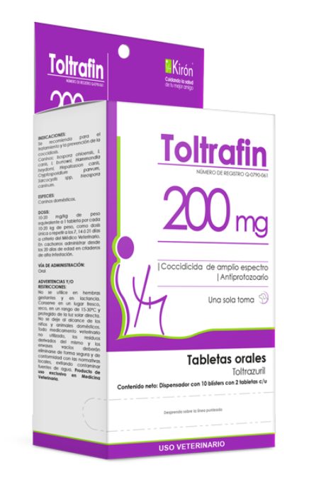 Toltrafin 200 exhibidor 20 Tabletas