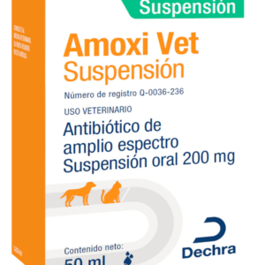AMOXI VET 200 mg SUSPENSIÓN 50 ml DECHRA