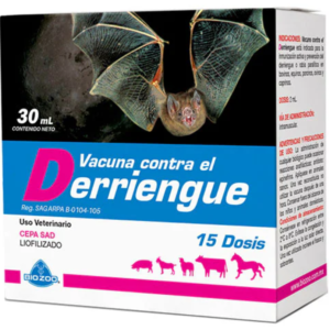 Vacuna contra el Derriengue 15 dosis